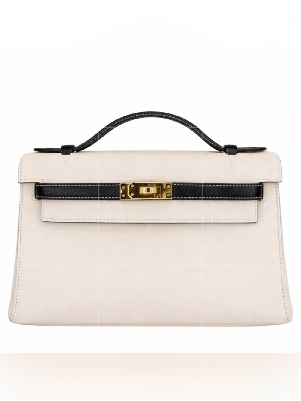 Boatkin vibe Black Top-Handle Canvas Bag with Gold Hardware